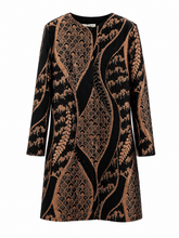 Load image into Gallery viewer, Alberre Odette Shimmer Jacquard Evening Coat