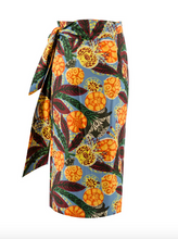 Load image into Gallery viewer, Max Mara Weekend Fiore Cotton Wrapover Skirt
