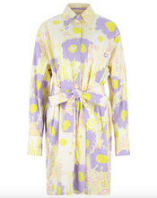 Load image into Gallery viewer, Sportmax Baldi Floral Cotton Poplin Shirt Dress