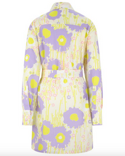 Load image into Gallery viewer, Sportmax Baldi Floral Cotton Poplin Shirt Dress