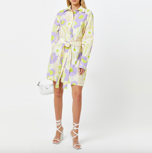 Load image into Gallery viewer, Sportmax Baldi Floral Cotton Poplin Shirt Dress
