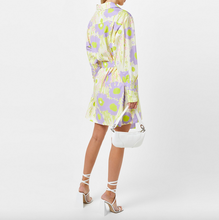 Load image into Gallery viewer, Sportmax Baldi Floral Cotton Poplin Shirt Dress