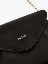 Load image into Gallery viewer, Max Mara Envelope Silk and Viscose Black Evening Bag