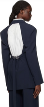 Load image into Gallery viewer, Hugo Boss Jabuckle1 Backless Navy Blazer