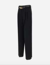 Load image into Gallery viewer, Max Mara Neottia Navy Belted Trousers