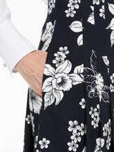 Load image into Gallery viewer, Max Mara Periodi Floral Pleated Cotton Skirt