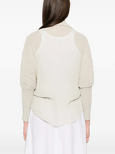 Load image into Gallery viewer, Max Mara Light Grey Plisse Vesuvio Cape