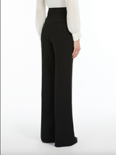 Load image into Gallery viewer, Max Mara Alabama Black Cady Trousers