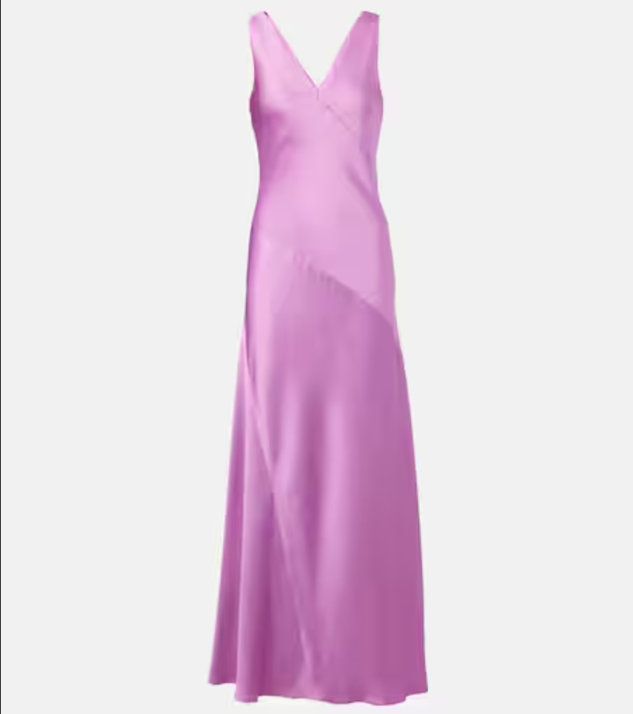 max mara envers satin dress Max Mara | Woman - Envers satin slip dress - Midnightblue