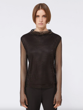 Load image into Gallery viewer, Sportmax Gerarda Mesh Top with Crystals