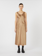 Load image into Gallery viewer, Max Mara Talete Bronze Satin Slip Dress