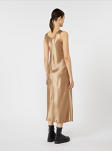 Load image into Gallery viewer, Max Mara Talete Bronze Satin Slip Dress
