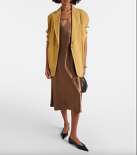 Load image into Gallery viewer, Max Mara Talete Bronze Satin Slip Dress