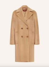 Load image into Gallery viewer, Max Mara Agenda Camel Wool Coat
