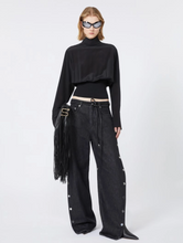 Load image into Gallery viewer, Sportmax Nepeta Black Silk Blouse