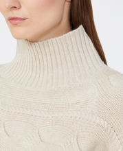 Load image into Gallery viewer, Max Mara Vodka Ivory Cable-knit Sweater