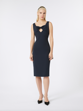 Load image into Gallery viewer, Max Mara Alfiere Navy Cady Dress