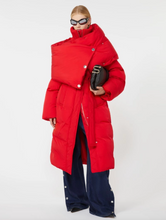 Load image into Gallery viewer, Sportmax Casarsa Red Puffer Coat