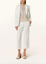 Load image into Gallery viewer, Luisa Cerano White Cotton Blazer