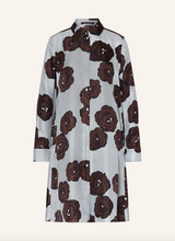 Load image into Gallery viewer, Luisa Cerano Silk Satin Shirt Dress