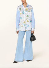 Load image into Gallery viewer, Herzens Angelegenheit Stripes and Florals Shirt