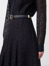 Load image into Gallery viewer, Max Mara Ricordo Navy Lace Shirt Dress