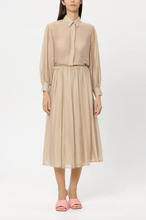 Load image into Gallery viewer, Luisa Cerano Cream Blouse with Rhinestones