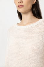 Load image into Gallery viewer, Luisa Cerano Cream Featherweight Sweater