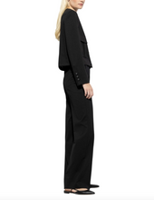 Load image into Gallery viewer, Luisa Cerano Punto Milano Black Trousers