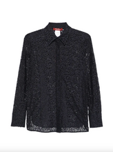 Load image into Gallery viewer, Max Mara MSTGALA Black Lace Shirt
