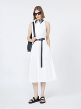 Load image into Gallery viewer, Max Mara MSTUBICATO Cotton Zebra Collar Dress