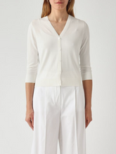 Load image into Gallery viewer, Max Mara MMLSTEMMA White Cardigan