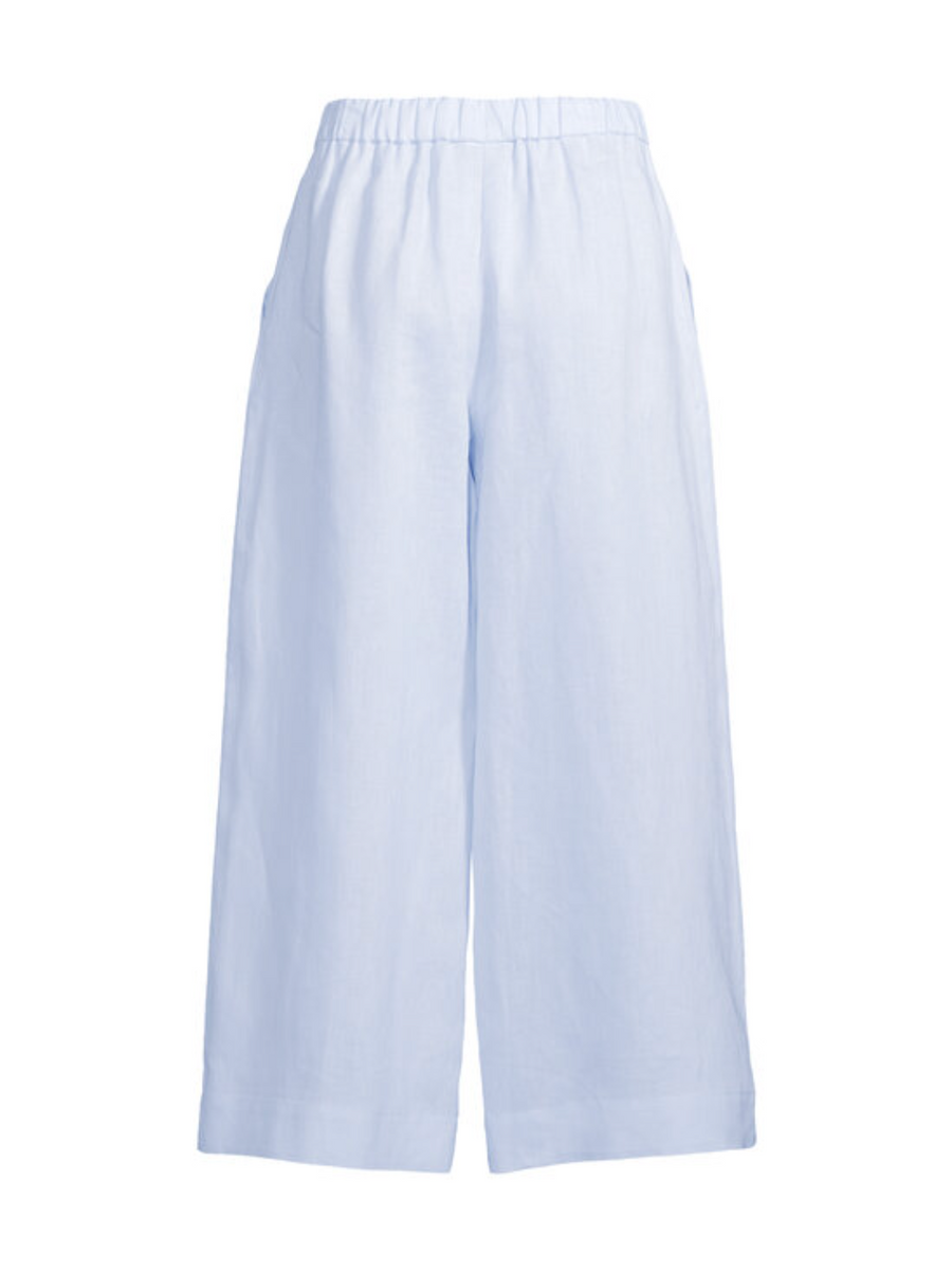 Max Mara MMLCANNETI Blue Linen Trousers – Alberre Odette
