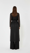 Load image into Gallery viewer, Max Mara MSEVODKA Black Silk Organza Coat