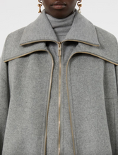 Load image into Gallery viewer, Sportmax Emiro Grey Wool Bomber Jacket