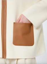 Load image into Gallery viewer, Max Mara MSTCOMICA White Wool Silk and Cashmere Hooded Coat