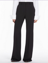 Load image into Gallery viewer, Sportmax Hangar Flared Black Wool Trousers