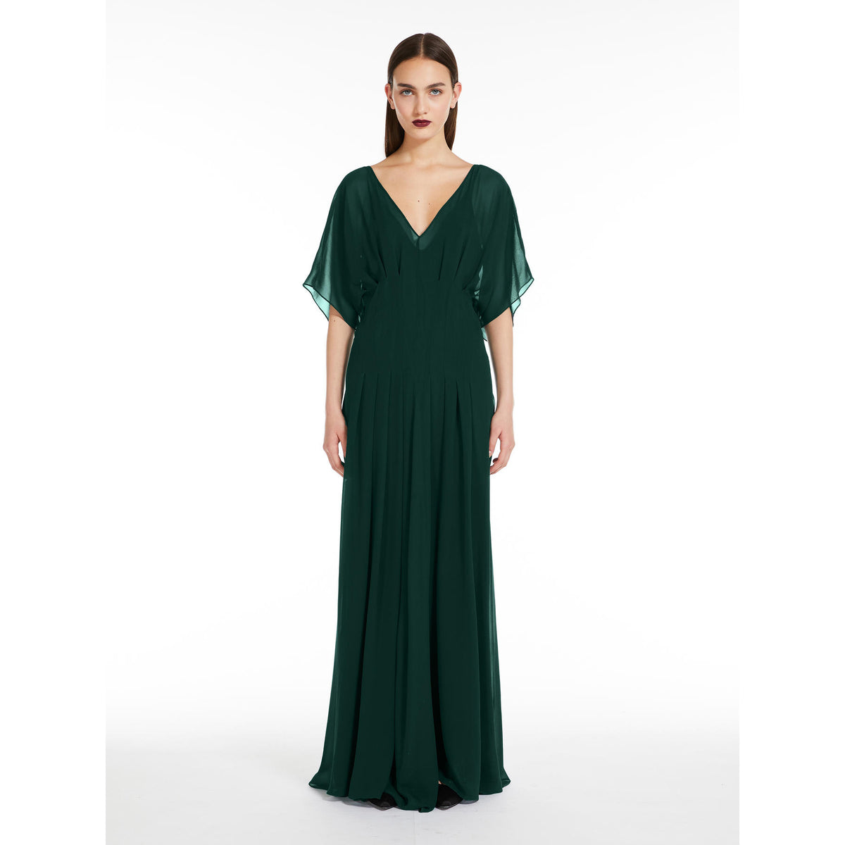 Max Mara Murge Silk Evening Gown – Alberre Odette