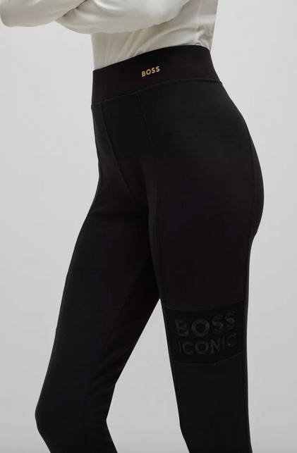 Hugo Boss, Pants & Jumpsuits, Hugo Womens Logowaist Black Leggings