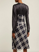 Load image into Gallery viewer, Sportmax Poltava Check and Polka-dots Dress