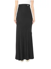 Load image into Gallery viewer, Cavalli Class Black Long Silk Skirt

