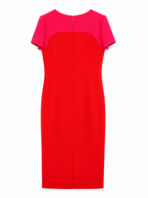 Load image into Gallery viewer, Alberre Odette Dual Colour Wool Crepe Dress

