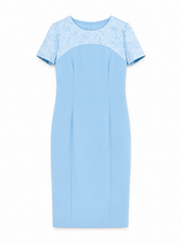 Load image into Gallery viewer, Alberre Odette Dual Fabric Formal Dress

