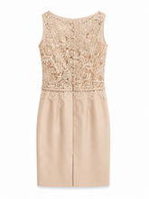 Load image into Gallery viewer, Alberre Odette Dual Fabric Cocktail Dress
