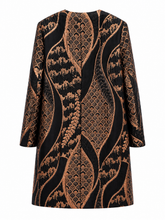 Load image into Gallery viewer, Alberre Odette Shimmer Jacquard Evening Coat
