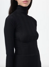Load image into Gallery viewer, Sportmax Pisano Ribbed Black Poloneck Sweater

