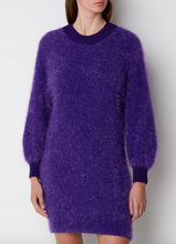 Load image into Gallery viewer, Hugo Boss C_Festalasa Purple Sweater Dress
