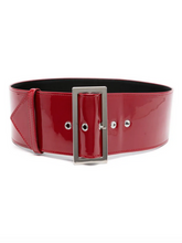 Load image into Gallery viewer, Philosophy di Lorenzo Serafini Red Patent Leather Belt
