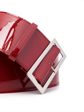 Load image into Gallery viewer, Philosophy di Lorenzo Serafini Red Patent Leather Belt
