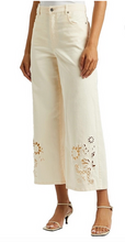 Load image into Gallery viewer, Max Mara Weekend Egizio Embroidered Cotton Trousers

